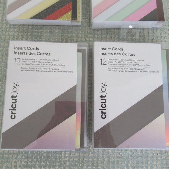 New Lot of 4 Cricut Joy Insert Cards Bundle of 4 Assorted, New in Package - Picture 3 of 7